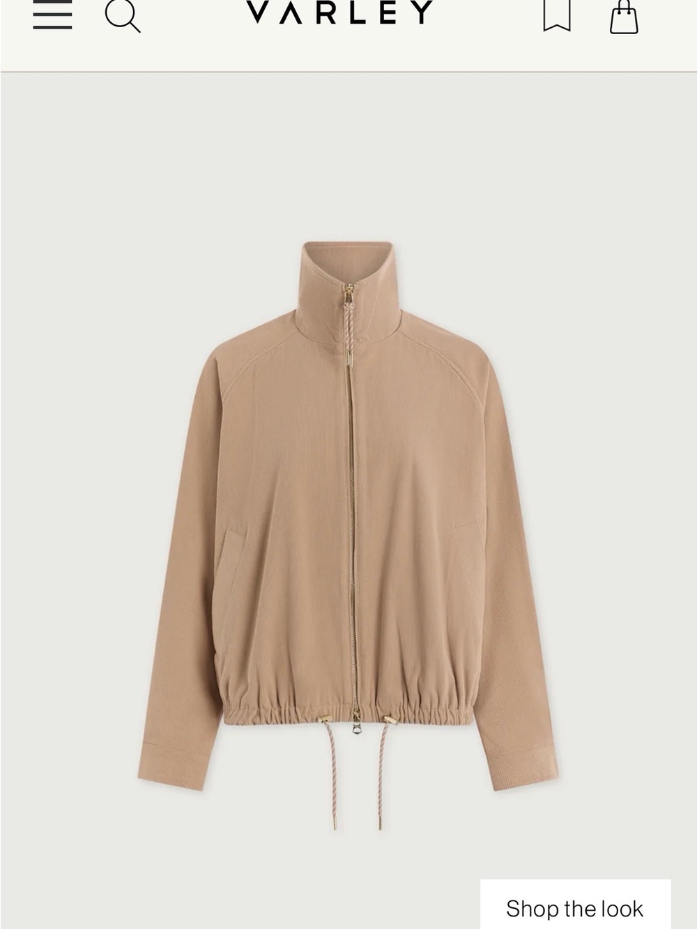 New! Varley Nadina Blouson Jacket